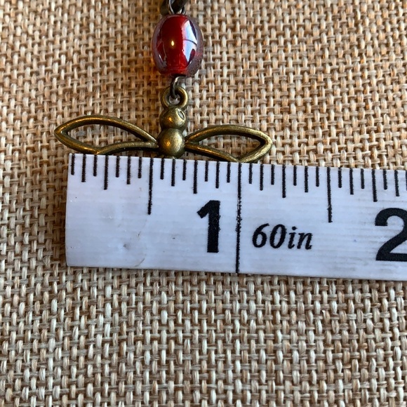 Dragonfly Necklace One of a kind New Handmade - Picture 6 of 7